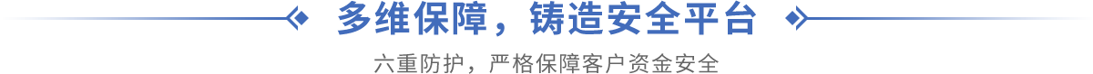 多维保障，铸造安全平台 —— 六重防护，严格保障客户资金安全